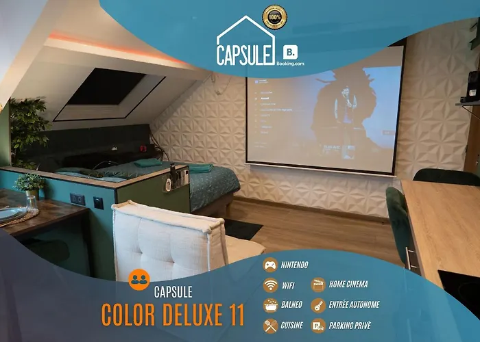 Capsule Color Deluxe Balnéo I écran Cinéma I Console De Jeux